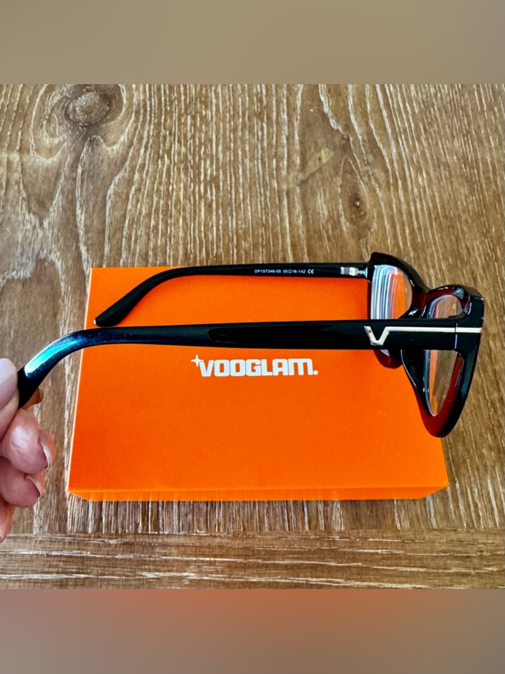 NEW Black Vooglam Rhea eyeglass frames M - Picture 7 of 11